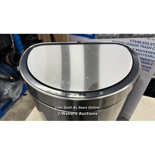 2018 - EKO STAINLESS STEEL SEMI-ROUND MOTION SENSOR BIN - 47L / SIGNS OF USE / P8