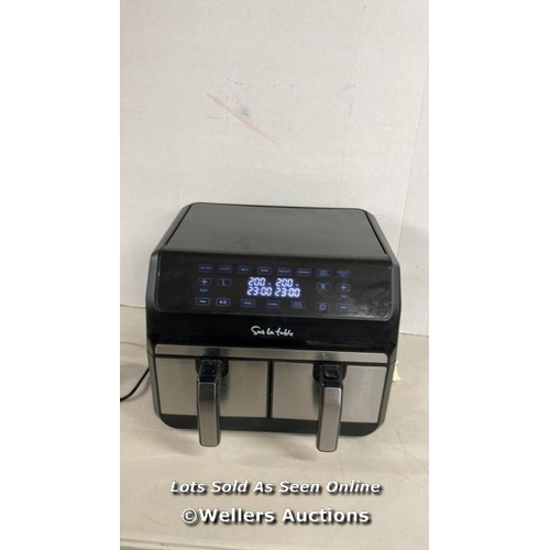 2029 - SUR LA TABLE AIR FRYER WITH X2 3.8L DRAWERS / POWERS UP / SIGNS OF USE / C27