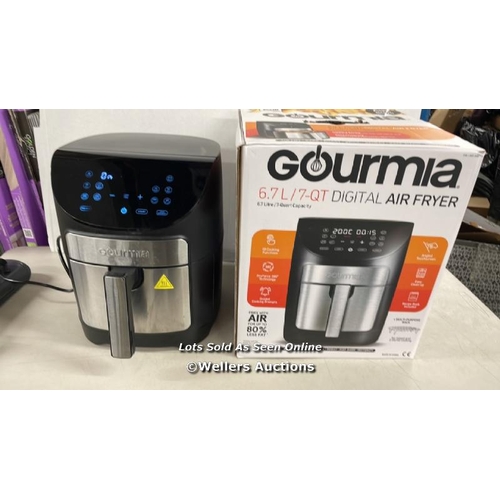 2030 - GOURMIA 6.7L DIGITIAL AIR FRYER / POWERS UP / SIGNS OF USE / W1