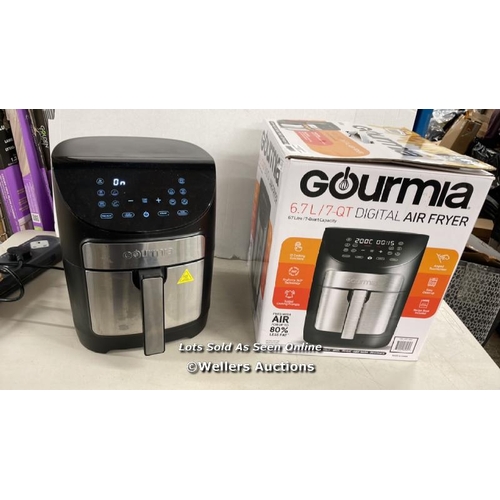 2031 - GOURMIA 6.7L DIGITIAL AIR FRYER / POWERS UP / SIGNS OF USE / W1