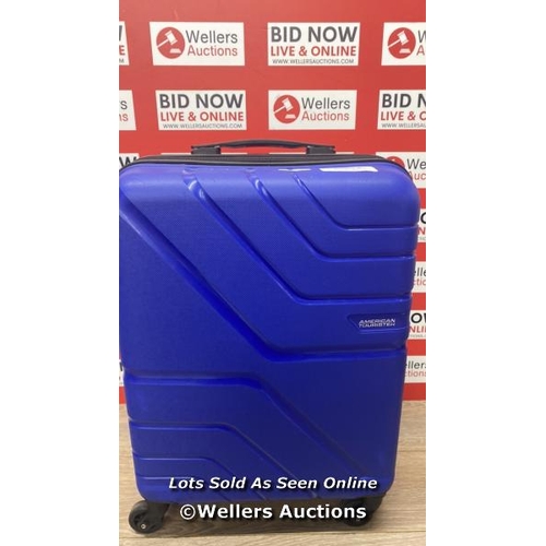 2053 - AMERICAN TOURISTER JET DRIVER 55CM CARRY ON HARDSIDE SPINNER CASE / SIGNS OF USE  / C28