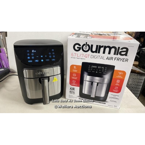 2060 - GOURMIA 6.7L DIGITIAL AIR FRYER / POWERS UP / SIGNS OF USE / W1