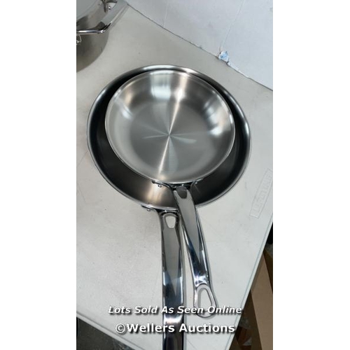 2063 - TRAMONTINA STAINLESS COOKWARE SET / MINIMAL SIGNS OF USE / P10