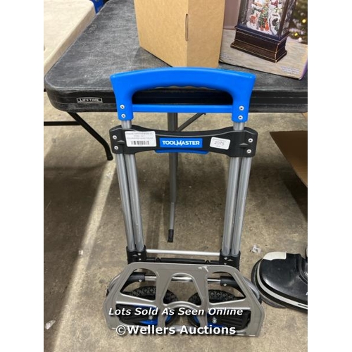 2075 - TOOLMASTER HAND TRUCK / ONE WHEEL DOESN'T ROTATE / SIGNS OF USE / P7