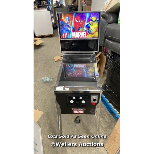 2079 - ARCADE1UP PINBALL MACHINE / BACK BOARD POWERS UP / SCREENS DON'T / SIGNS OF USE / MA