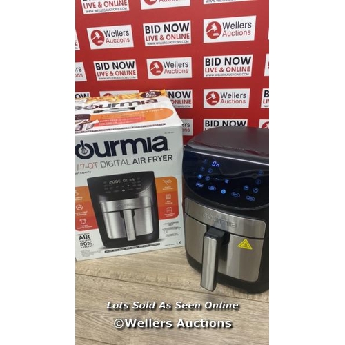 2091 - GOURMIA 6.7L DIGITIAL AIR FRYER / POWERS UP / SIGNS OF USE / W1