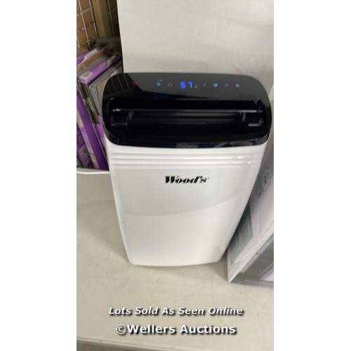 2099 - WOOD'S DEHUMIDIFIER MDK26 / POWERS UP / MINIMAL SIGNS OF USE