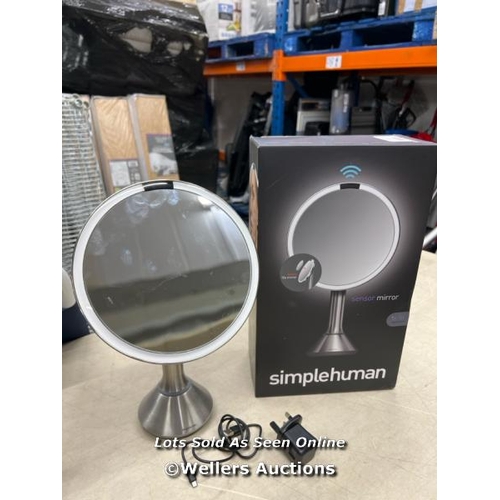 2123 - SIMPLEHUMAN SENSOR MIRROR - ST3200 / NO POWER / SIGNS OF USE / C36