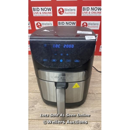 2124 - GOURMIA 6.7L DIGITIAL AIR FRYER / POWERS UP / SIGNS OF USE / C36