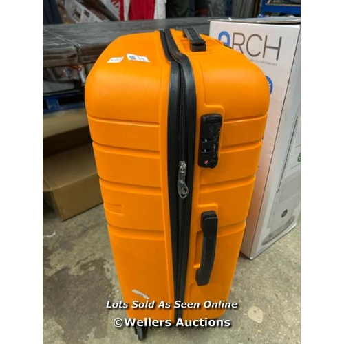 2133 - AMERICAN TOURISTER JETDRIVER LARGE 4 WHEEL SPINNER CASE / COMBINATION UNLOCKED / SIGNS OF USE / P12