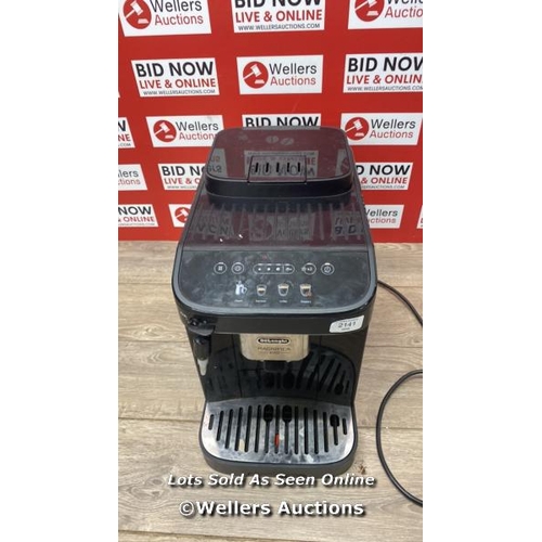 2141 - DE'LONGHI MAGNIFICA EVO BEAN TO CUP COFFEE MACHINE ECAM290.22.B / 4 COFFEE BASED ONE-TOUCH RECIPES /... 