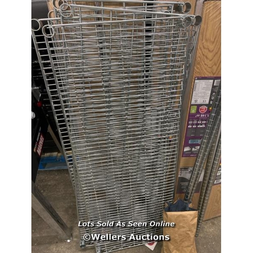 2164 - TRINITY 6 TIER METAL RACK / SIGNS OF USE / SEE IMAGES FOR CONTENTS   / P11