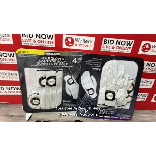 3079 - BAG OF NEW MIXED GLOVES INCL. KIRKLAND SIGNATURE GOLF GLOVES & HEAD GLOVES / G60