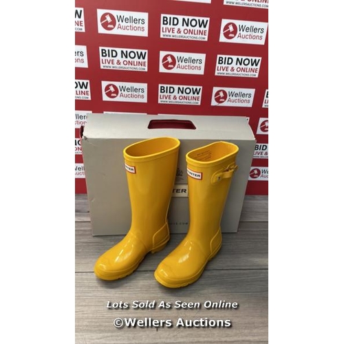 3087 - CHILDRENS NEW HUNTER WELLIES / UK 13 / G61