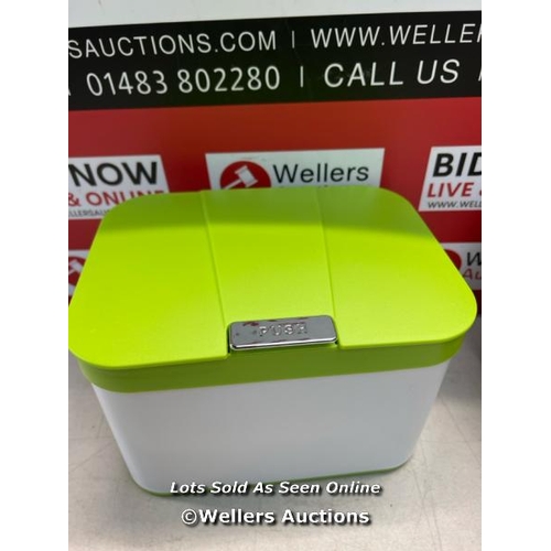 3102 - IBERGRIF - KITCHEN COUNTERTOP BIN WITH LID / MINIMAL SIGNS OF USE / H66