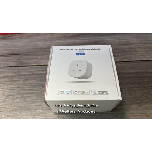 3145 - MEROSS SMART PLUG WITH ENERGY MONITOR,WIFI PLUG REMOTE CONTROL,WI-FI SMART SOCKET WORK WITH ALEXA EC... 