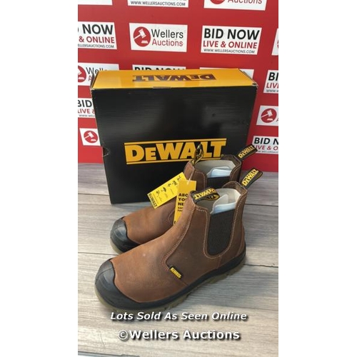 3183 - DEWALT NITROGEN S3 BROWN DEALER BOOT SIZE 8 UK / APPEARS NEW OPEN BOX / H7