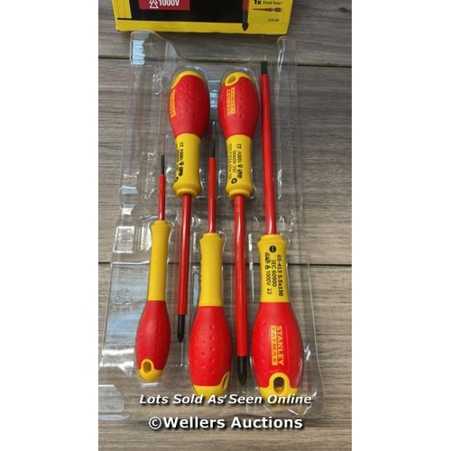 3193 - STANLEY FATMAX VDE 6 PIECE INSULATED SCREWDRIVER SET / APPEARS NEW OPEN BOX / H7