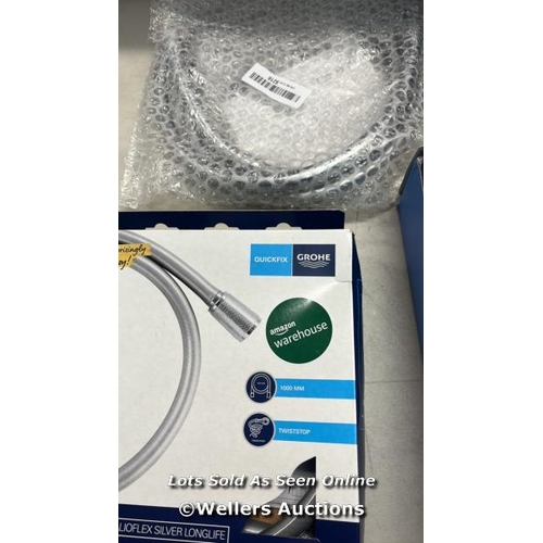 3223 - RRP VALUE: £225 TO INCLUDE: HANSGROHE ISIFLEX - UNIVERSAL FIT SHOWER HOSE 2.00 M, TANGLE FREE, FLEXI... 