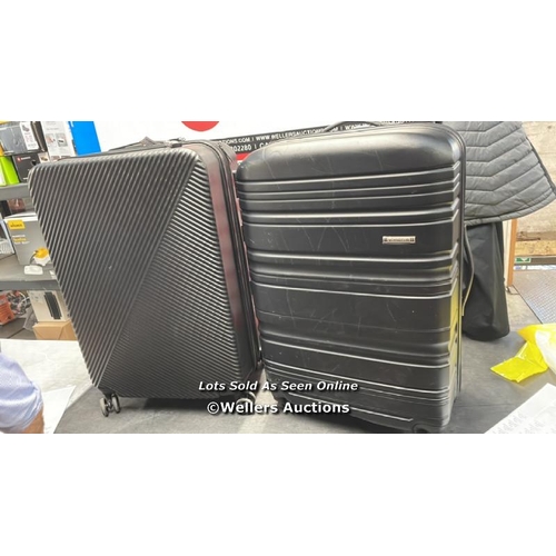 3826 - X2 PRE-OWNED & UN-CHECKED SUITCASES INCL. CALPAK