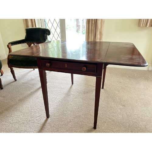 168 - Mahogany fold out table, 102 x 81 x 64 (open) (collection from private residence in Weybridge, Surre... 