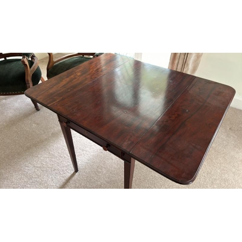 168 - Mahogany fold out table, 102 x 81 x 64 (open) (collection from private residence in Weybridge, Surre... 