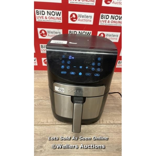 4721 - GOURMIA 6.7L DIGITIAL AIR FRYER / POWERS UP / SIGNS OF USE / A23