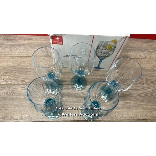 4737 - FLORIAN WINE STEM SET / MINIMAL SIGNS OF USE / ONE MISSING / D17