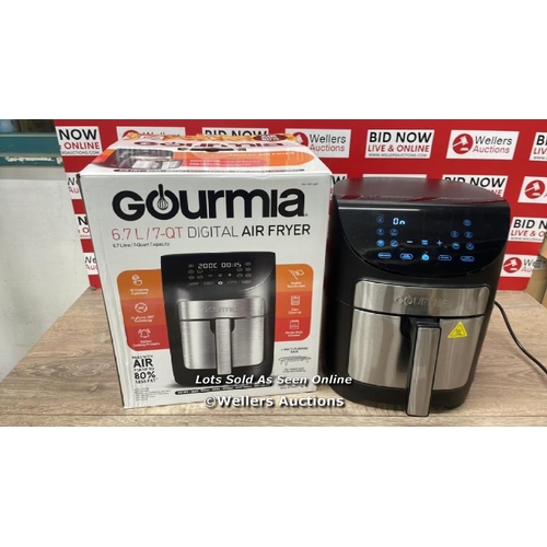 4754 - GOURMIA 6.7L DIGITIAL AIR FRYER / POWERS UP / SIGNS OF USE / W1