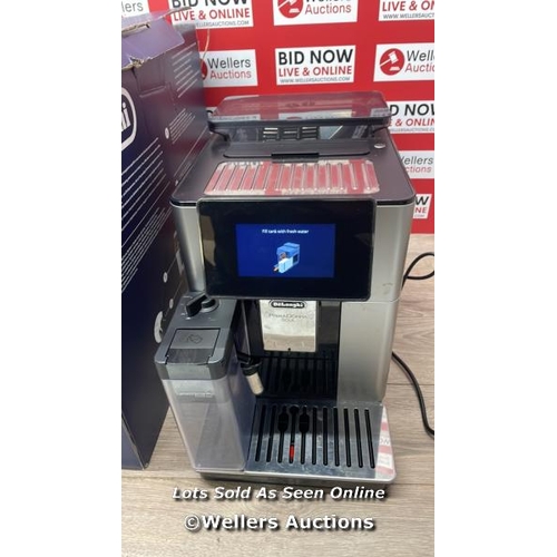 4770 - DELONGHI PRIMADONA SOUL ECAM 610.55.SB BEAN TO CUP COFFEE MACHINE / POWERS UP / SIGNS OF USE / EU PL... 