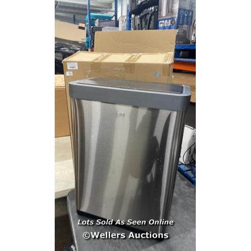 4771 - EKO MIRAGE X-SENSOR 20+20L STAINLESS STEEL SENSOR BIN / SIGNS OF USE / P8