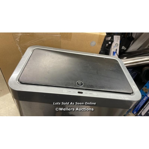 4771 - EKO MIRAGE X-SENSOR 20+20L STAINLESS STEEL SENSOR BIN / SIGNS OF USE / P8