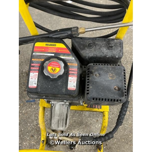 4780 - CHAMPION 76503 3000PSI PETROL PRESSURE WASHER / SIGNS OF USE / UNTESTED / MA