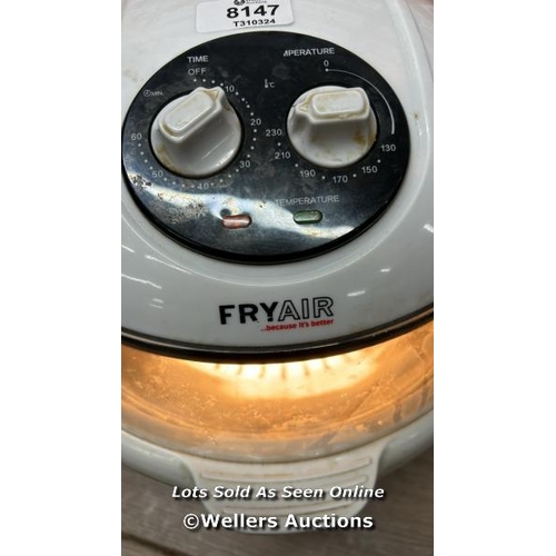 8147 - FRYAIR AIRFYER / POWERS UP / SIGNS OF USE / C20