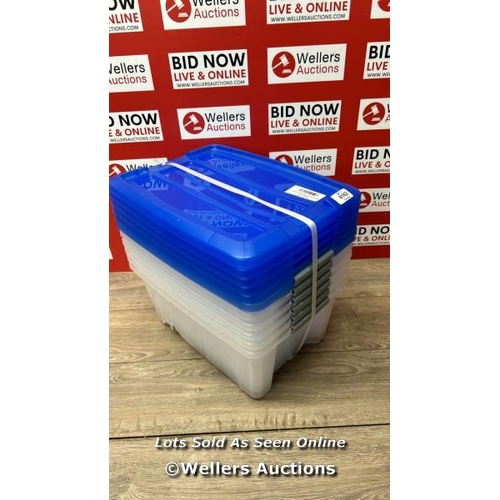 8162 - IRIS 15L STORAGE BOXES / APPEARS NEW / C13