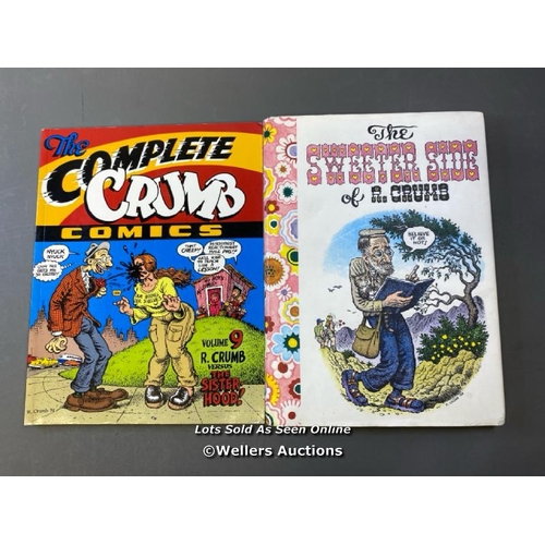 9569 - X1 THE COMPLETE CRUMB COMICS AND X1 THE SWEETER SIDE OF R.CRUMB