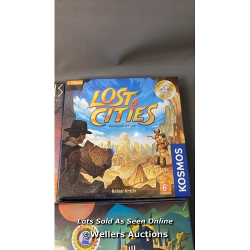 9571 - ASSORTMENT OF TOYS INCL. ODIN'S RAVENS, LOST CITIES, PUZZLE AND PERPLEX, ONE NIGHT ULTIMATE WEREWOLF... 