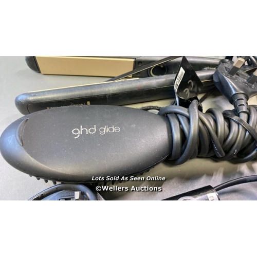 9591 - X2 HAIR STRAIGHTENERS INCL. GHD S7N261 AND REMINGTON S3500 AND X1 GHD GLIDE HOT BRUSH