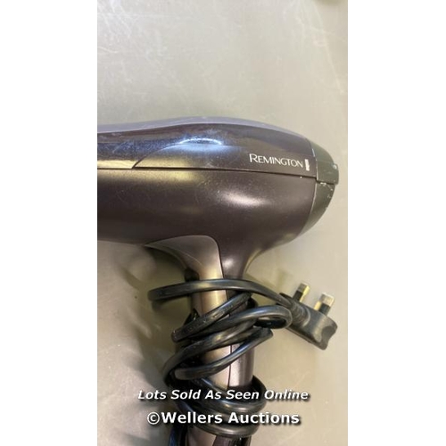 9592 - X1 GHD HAIR STRAIGHTENER MODEL GHD 5.0 AND X1 REMINGTON HAIR DRYER