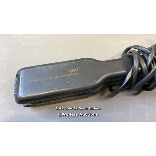 9594 - X3 HAIR STRAIGHTENERS INCL. GHD PLATINUM S8T261 AND GHD SS4.0 AND BABYLISS C167D