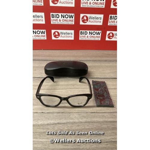 6114 - RAYBAN 0880 2000 52X19 BLACK PLASTIC FRAMES / SEE IMAGES / D10