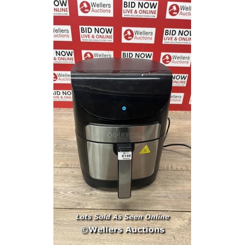 6146 - GOURMIA 6.7L DIGITIAL AIR FRYER / POWERS UP / INTERMITTENT POWER / MINIMAL IF ANY SIGNS OF USE / A8