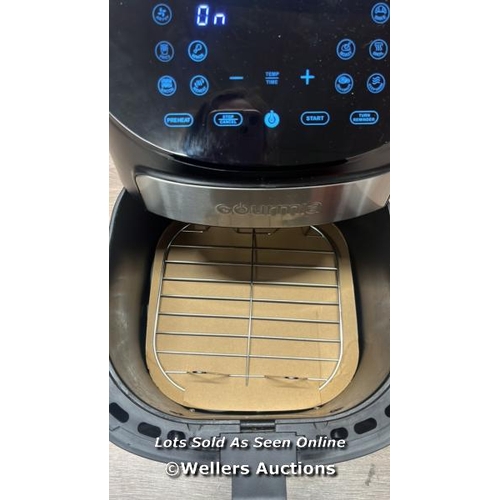 6146 - GOURMIA 6.7L DIGITIAL AIR FRYER / POWERS UP / INTERMITTENT POWER / MINIMAL IF ANY SIGNS OF USE / A8