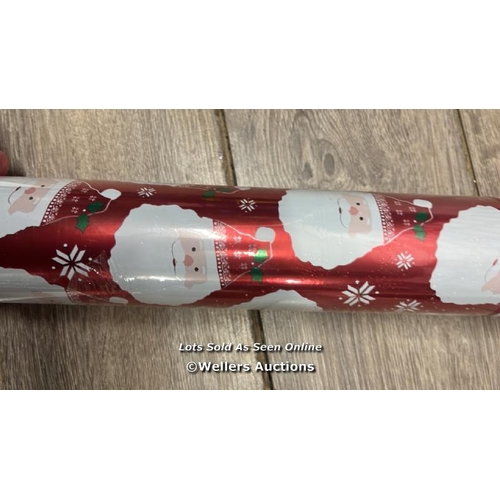 6150 - KIRKLAND SIGNATURE FOIL WRAP REVERSIBLE CHRISTMAS PAPER / NEW / A7