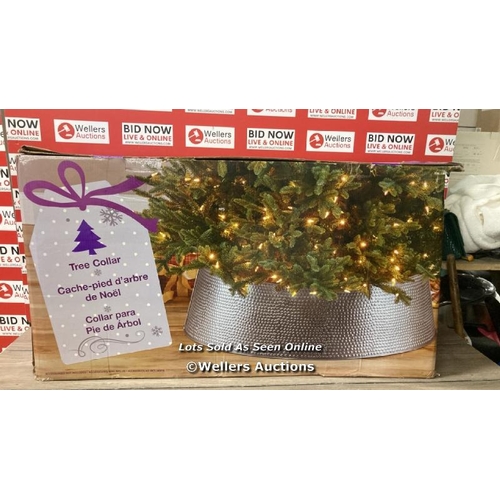 6167 - 35 INCHES (88.9 CM) METAL CHRISTMAS TREE SKIRT / P14