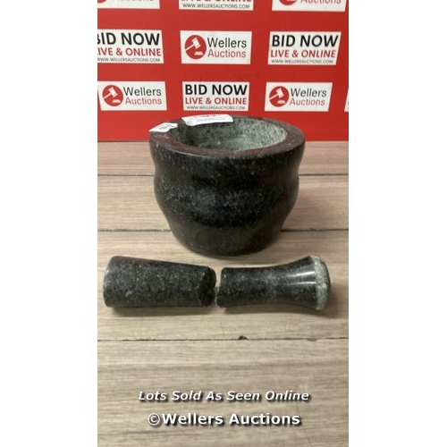 6169 - COLE & MASON PESTLE & MORTAR - 18CM / PESTLE OR MORTAR IS DAMAGED, SEE IMAGES / A11