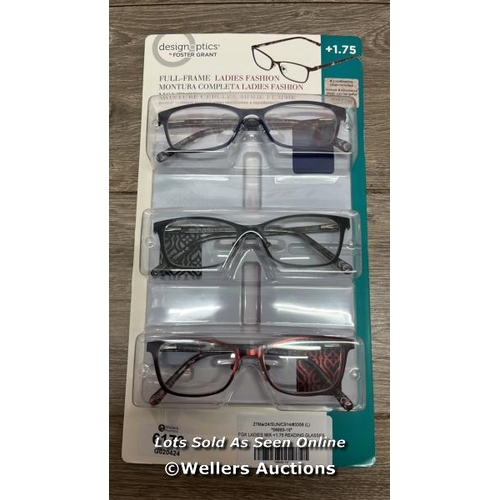 6173 - FGX LADIES MIX +1.75 READING GLASSES / A12