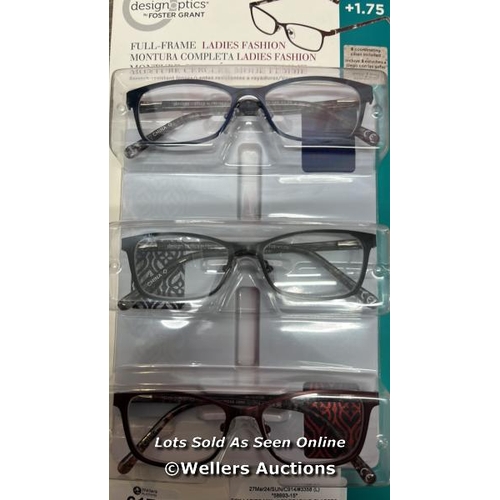 6173 - FGX LADIES MIX +1.75 READING GLASSES / A12