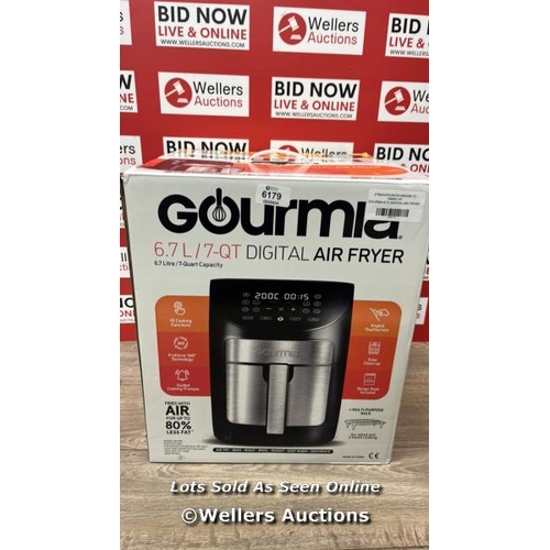 6179 - GOURMIA 6.7L DIGITIAL AIR FRYER / NO POWER / APPEARS NEW / W1