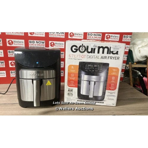 6181 - GOURMIA 6.7L DIGITIAL AIR FRYER / POWERS UP / NO DISPLAY / SIGNS OF USE / W1